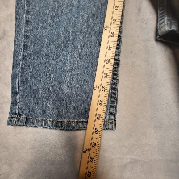 Levi's 559 Jeans Mens 38x30 Blue Relaxed Straight Denim Light Wash Faded Zip Fly - Picture 8 of 11
